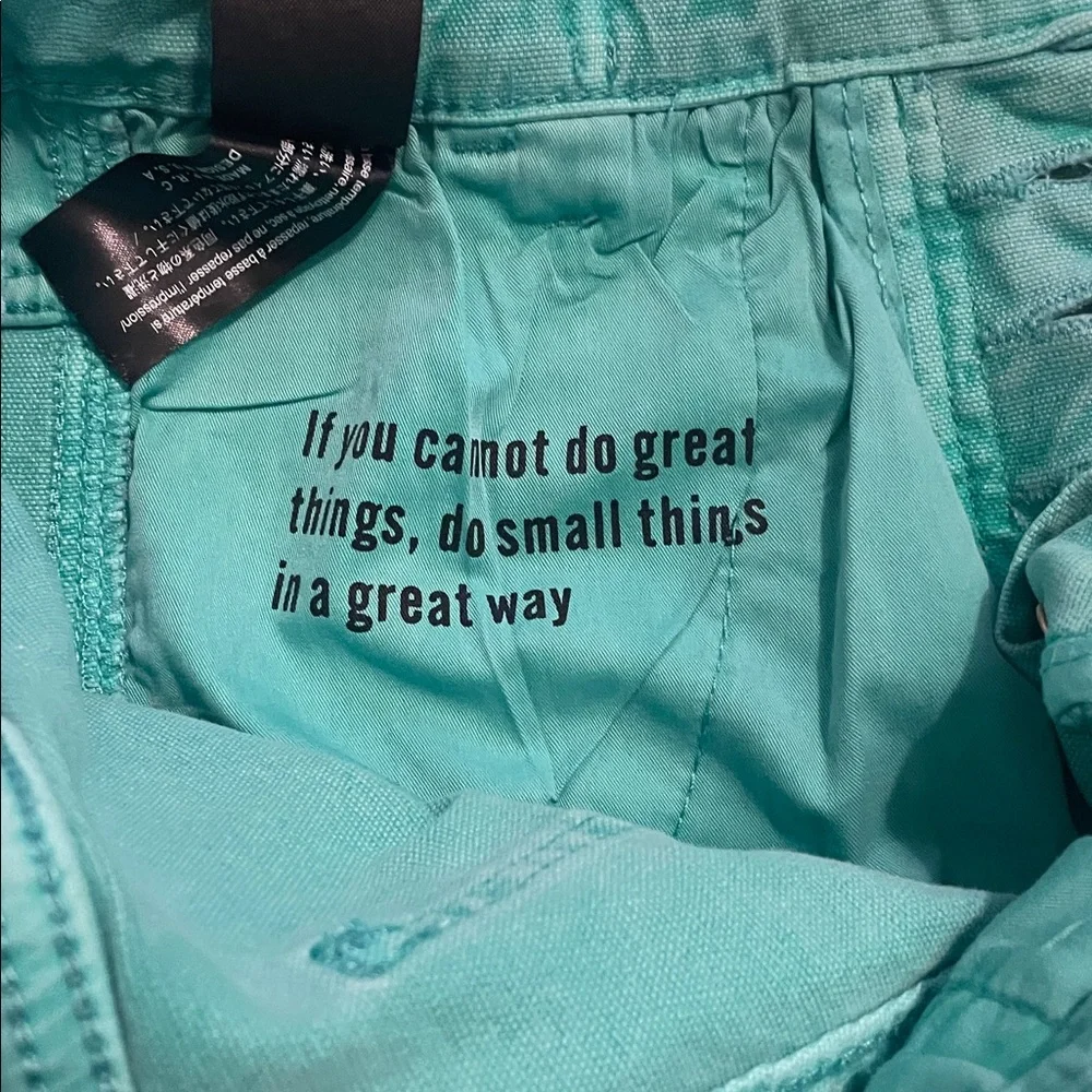 New Valabasas size 28 Revival Lt green wash cotton carpenter button fly Jean's - Picture 14 of 15